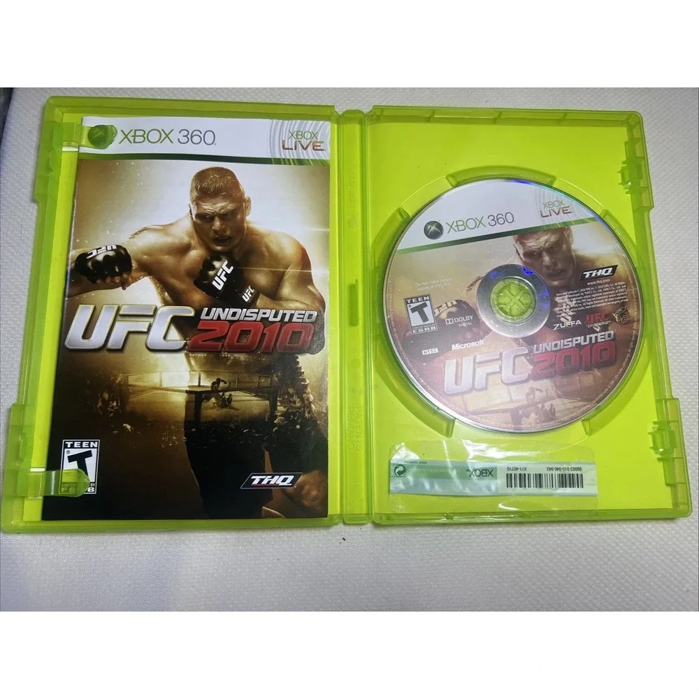 UFC Undisputed 2010 (Microsoft Xbox 360, 2010)